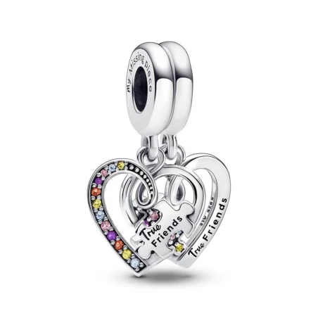 Charm Colgante Divisible Pandora Puzzle Corazones de la Amistad 792239C01