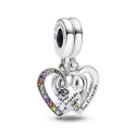 Charm Colgante Divisible Pandora Puzzle Corazones de la Amistad 792239C01