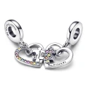 Charm Colgante Divisible Pandora Puzzle Corazones de la Amistad 792239C01