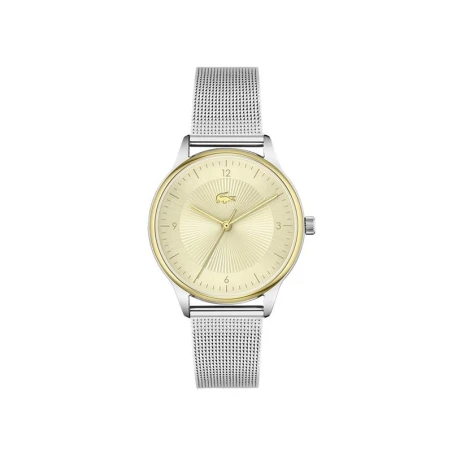 Reloj Lacoste Club Mujer Plateado y Champagne Analógico 2001186