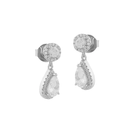 Pendientes Itemporality Lágrima Plata y Circonitas SEA-101-208-UU