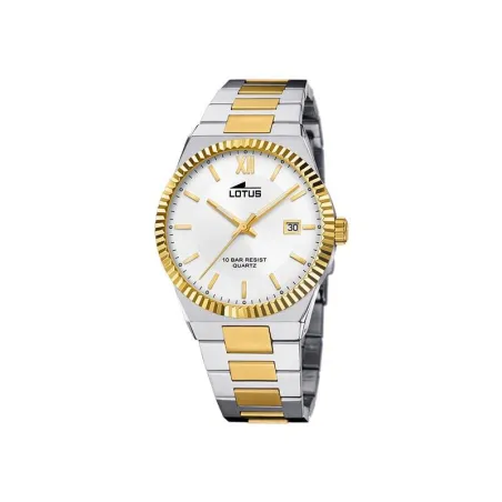Reloj Lotus Freedom Hombre Plateado y Dorado Analógico 18836/1