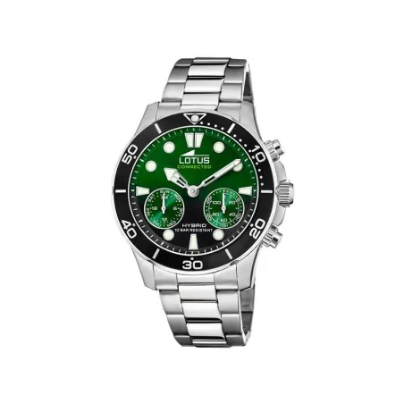 Reloj Lotus Connected Hombre Plateado y Verde 18800/6