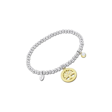 Pulsera Lotus Style Millennial Árbol de la Vida Acero Inoxidable y Circonitas LS2171-2/3