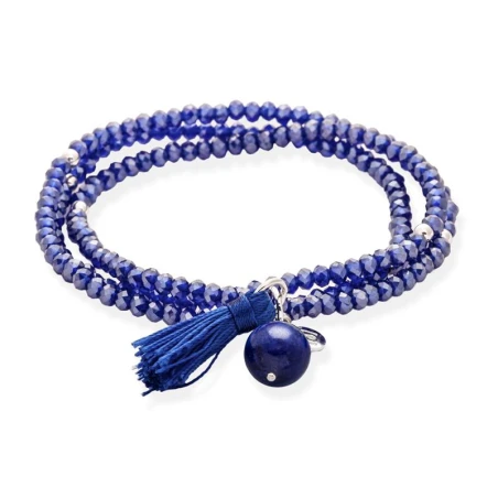 Pulsera Marina García Zen Azul y Plata 90049UL