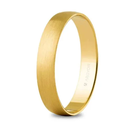 Alianza boda oro 3,5mm satinada 5035S