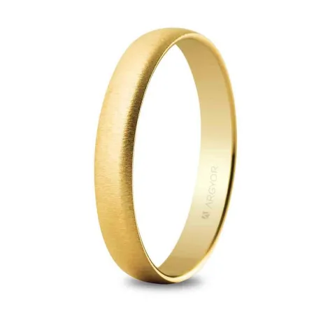 Alianza oro 3,5mm texturizada 50353T