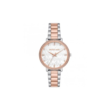 Reloj Michael Kors Pyper Mujer Plateado y Rosado Analógico MK4667