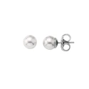 Pendientes Majorica Mujer Plata y Perla 5 mm 00321.01.2.000.701.1
