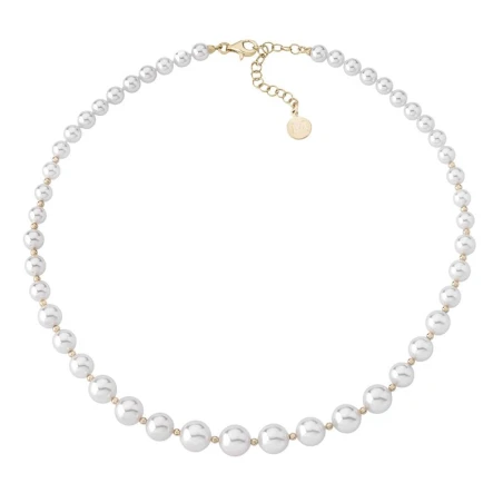 Collar Majorica Estela Mujer Plata Baño Oro y Perlas Blancas 14710.01.1.000.010.1