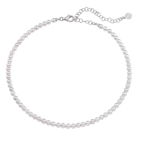 Collar Majorica Ballet Plata Baño rodio y Perlas blancas 4mm 16189.01.2.553.010.1