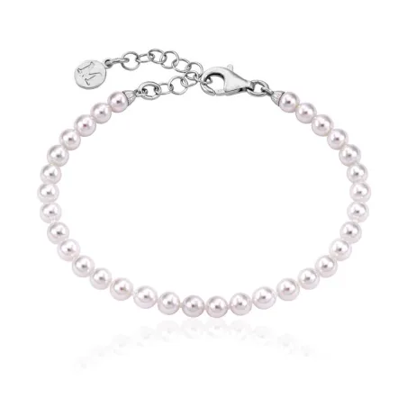 Pulsera Majorica Ballet Mujer Plata Baño Rodio Perlas Blancas 4mm 04253.01.2.550.010.1