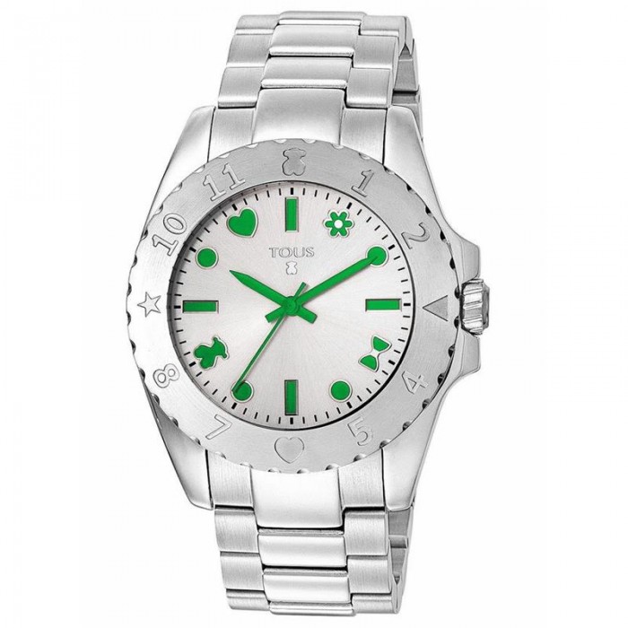 Reloj Tous Acero Caja 38mm Motivos Verde