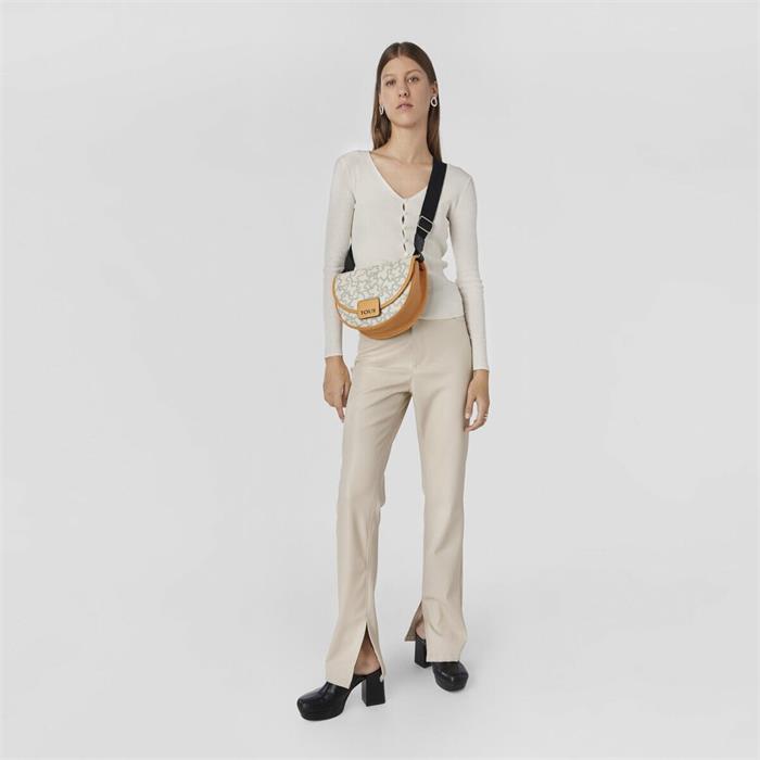 Bandolera TOUS Amaya Kaos Icon Beige y Mostaza Mediana 295901493