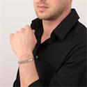 Pulsera Maserati Plateada Acero Hombre JM219AQH18