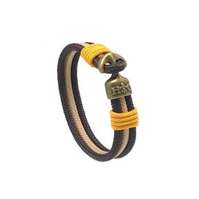 Pulsera Hispania Yacht Beige, Verde Jaspeado y Amarillo PHF-134-1IB-2D