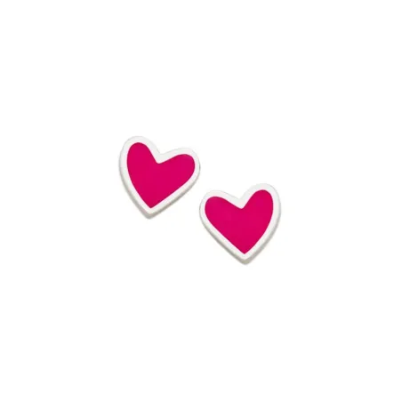 Pendientes Agatha Ruiz de la Prada New SuperAgatha Corazón Fucsia 080SUP
