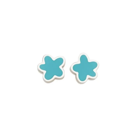 Pendientes Agatha Ruiz de la Prada New SuperAgatha Flor Azul Tiffany 085SUP