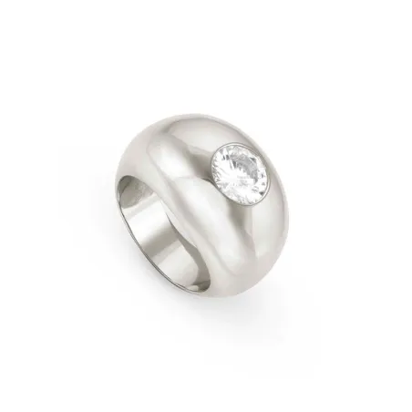 Anillo AUREA en acero 925 y circonitas (RICO) (E) BLANCO medida 15