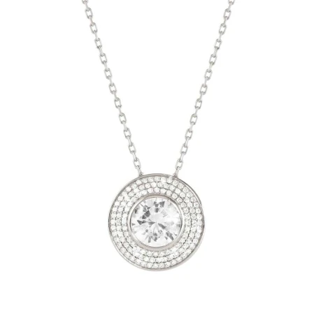 Collar AUREA en acero 925 y circonitas (GRANDE) (E) BLANCO
