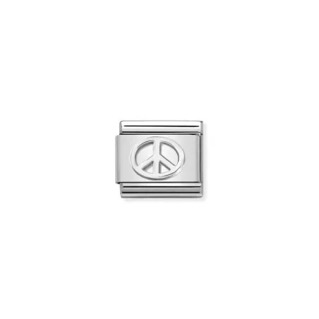 Composable Classic SIMBOLOS acero y plata 925 Simbol Paz