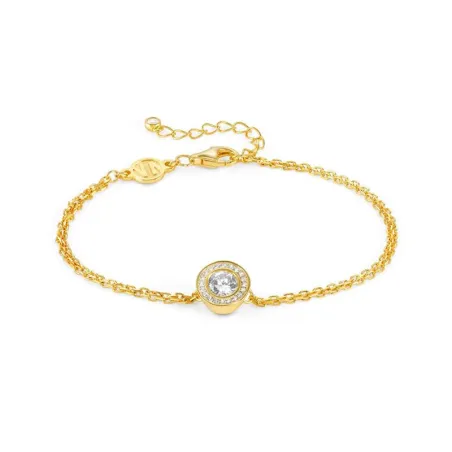 Pulsera AUREA en acero 925 y circonitas (ORO AMARILLO) (E) BLANCO