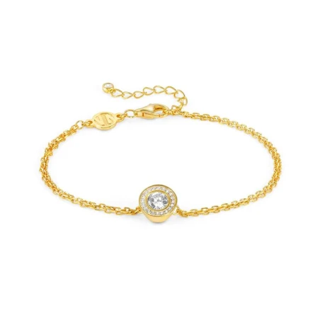 Pulsera AUREA en acero 925 y circonitas (ORO AMARILLO) (E) BLANCO