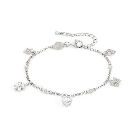 Pulsera SWEETROCK ed. NATURE en plata 925 y circonitas (RICA) (E) Mixto Plata