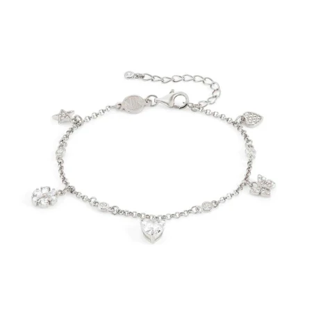 Pulsera SWEETROCK ed. NATURE en plata 925 y circonitas (RICA) (E) Mixto Plata