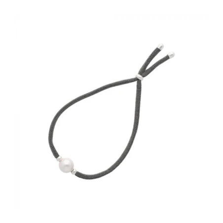 Pulsera Majorica Serena Mujer Elástica Gris y Perla 8mm 16595.01.2.000.010.1