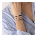 Pulsera Majorica Serena Mujer Elástica Gris y Perla 8mm 16595.01.2.000.010.1