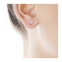 Pendientes Majorica Cies Mujer Plata Baño Oro y Perla 5mm 00321.01.1.000.701.1