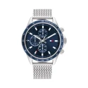 Reloj Tommy Hilfiger Miles Hombre Plateado y Azul Multifunción 1792018