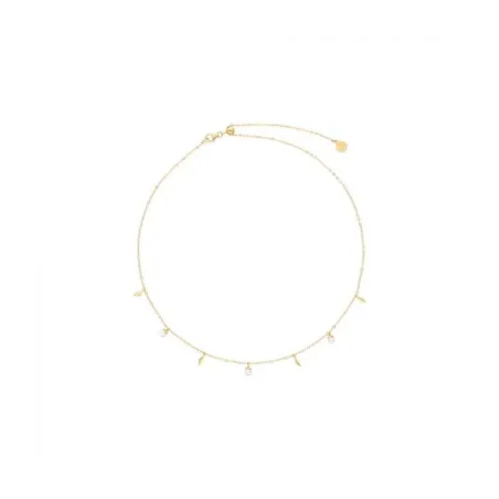 Collar Majorica Romea Plata Baño Oro y Perlas 4mm 16581.01.1.000.010.1