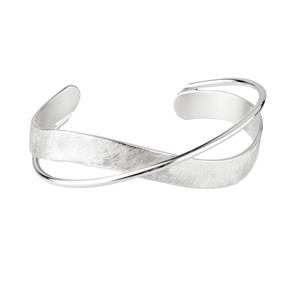 Pulsera Vidal&Vidal Cruzada Baño Plata X25338A 2