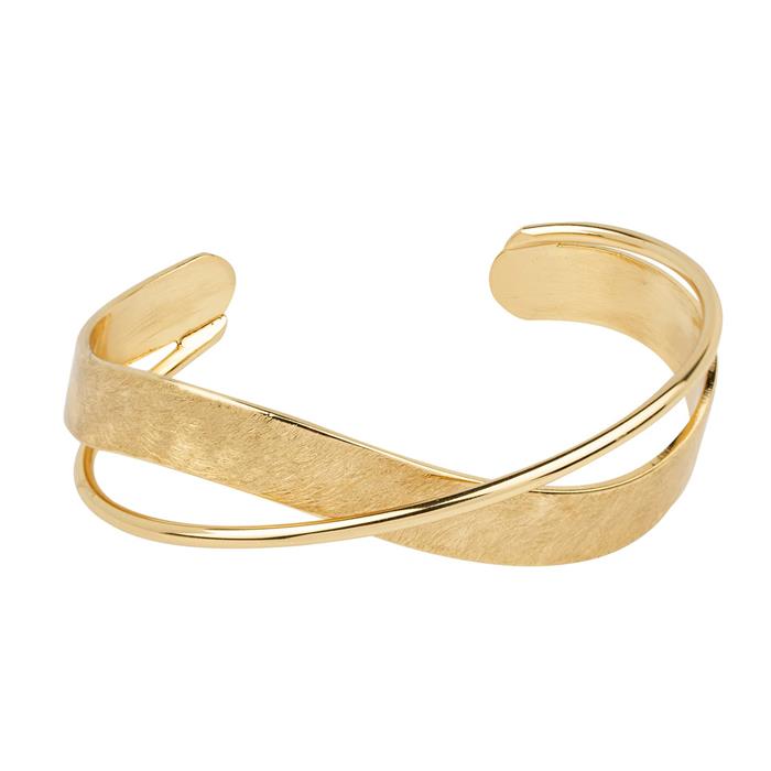 Pulsera Vidal&Vidal Cruzada Baño Oro X95339A