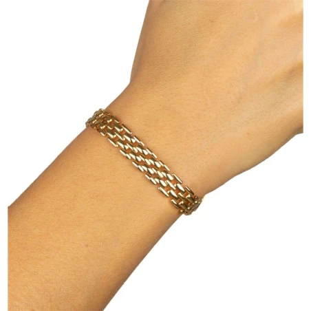Pulsera Vidal&Vidal Cadena Panther Baño Oro X9642917