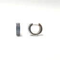 Pendientes Itemporality Serena Mujer Aro Plata y Circonitas Azules SEA-107-140-UU