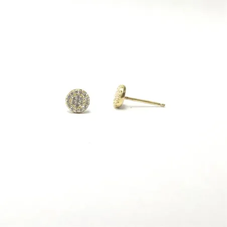 Pendientes Itemporality Steffi Mujer Plata Baño Oro y Circonitas Blancas SEA-201-169-UU