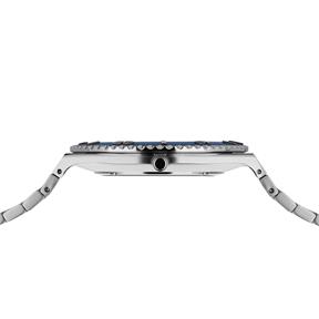 Reloj Bering Classic Hombre Plateado y Azul Analógico 18940-707 2