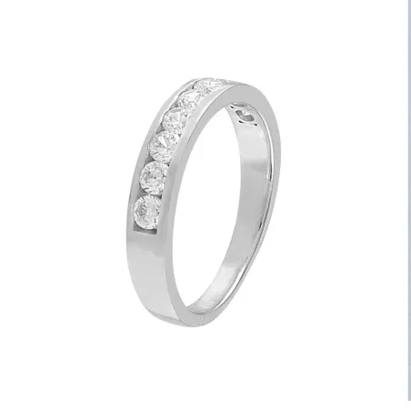 Anillo Itemporality Lux Oro Blanco 18Kt y 9 Diamantes Creados en Laboratorio GRN-101-259
