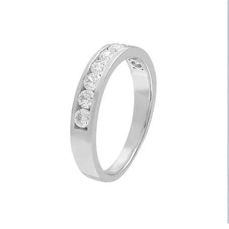 Anillo Itemporality Lux Oro Blanco 18Kt y 9 Diamantes Creados en Laboratorio GRN-101-259