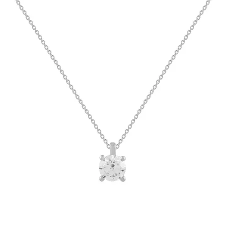 Gargantilla Itemporality Lux Oro Blanco 18Kt y Diamante Creado en Laboratorio GNL-101-126-UU
