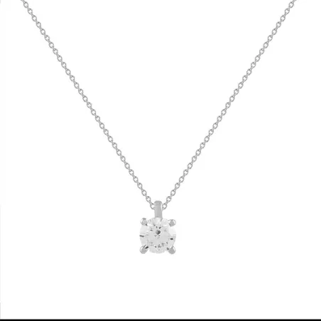 Gargantilla Itemporality Lux Oro Blanco 18Kt y Diamante Creado en Laboratorio GNL-101-125-UU
