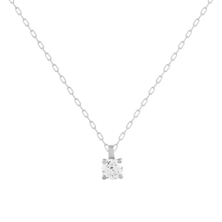 Gargantilla Itemporality Lux Oro Blanco 18Kt y Diamante Creado en Laboratorio GNL-101-122-UU