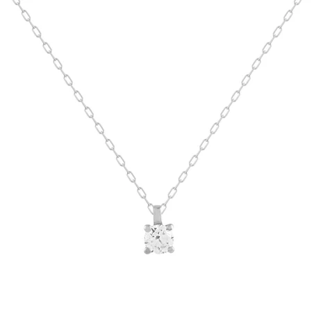 Gargantilla Itemporality Lux Oro Blanco 18Kt y Diamante Creado en Laboratorio GNL-101-122-UU