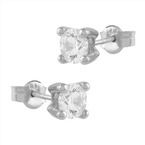 Pendientes Itemporality Lux Oro Blanco 18Kt y Diamante Creado en Laboratorio GEA-101-142-UU