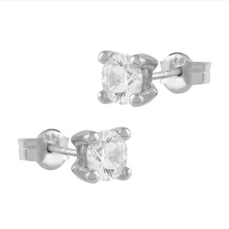 Pendientes Itemporality Lux Oro Blanco 18Kt y Diamante Creado en Laboratorio GEA-101-141-UU