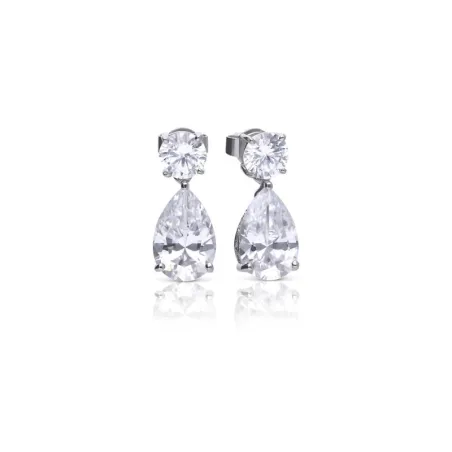 Pendientes Colgantes Diamonfire Bridal Plata y Circonitas 6214801082