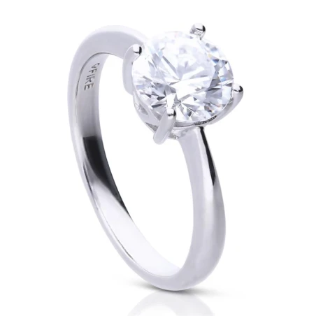 Anillo Diamonfire Plata Triple Baño y Circonita 6121721082